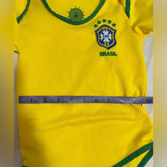 *3/10*   Infant Brazil Home Jersey Onesie 🇧🇷 - Picture 5 of 5